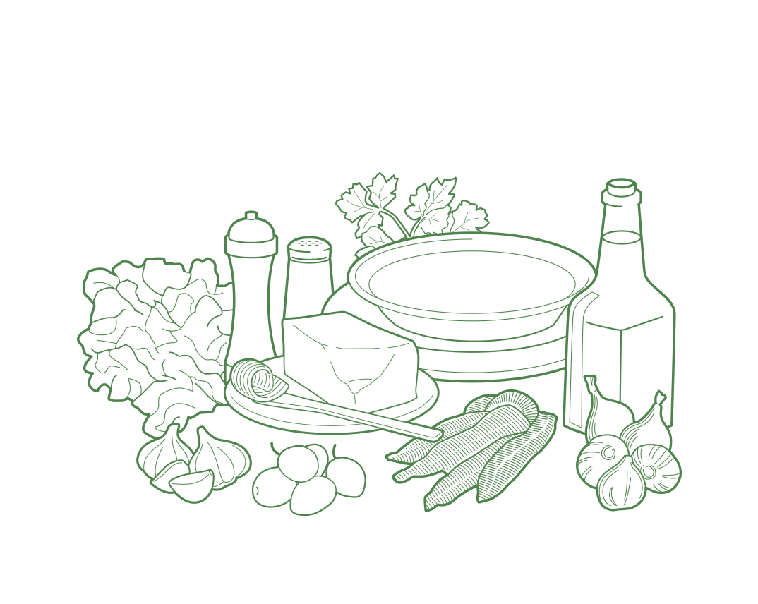 Ricetta indivia riccia stufata con acciughe e olive | Orsini & Damiani