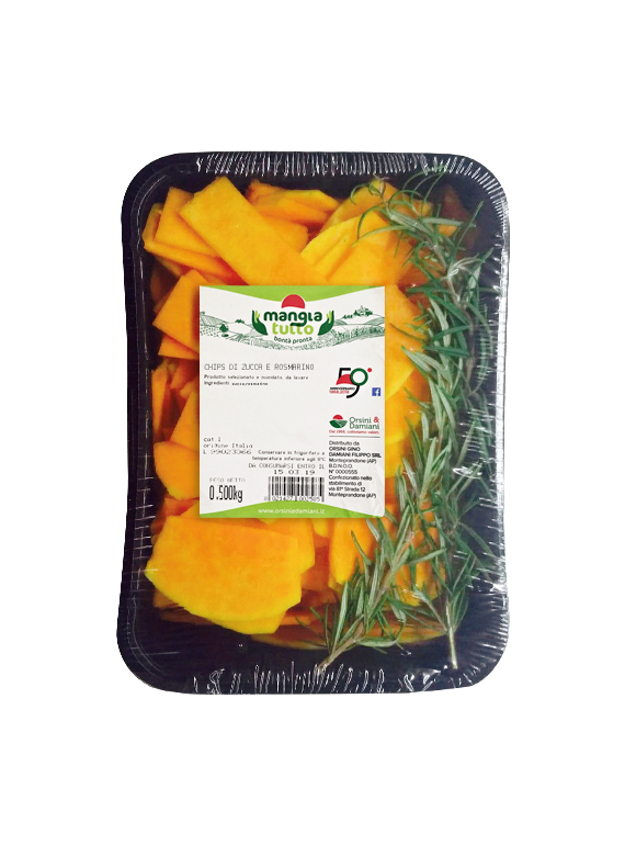 Chips di Zucca e Rosmarino | Linea Mangiatutto | Orsini & Damiani